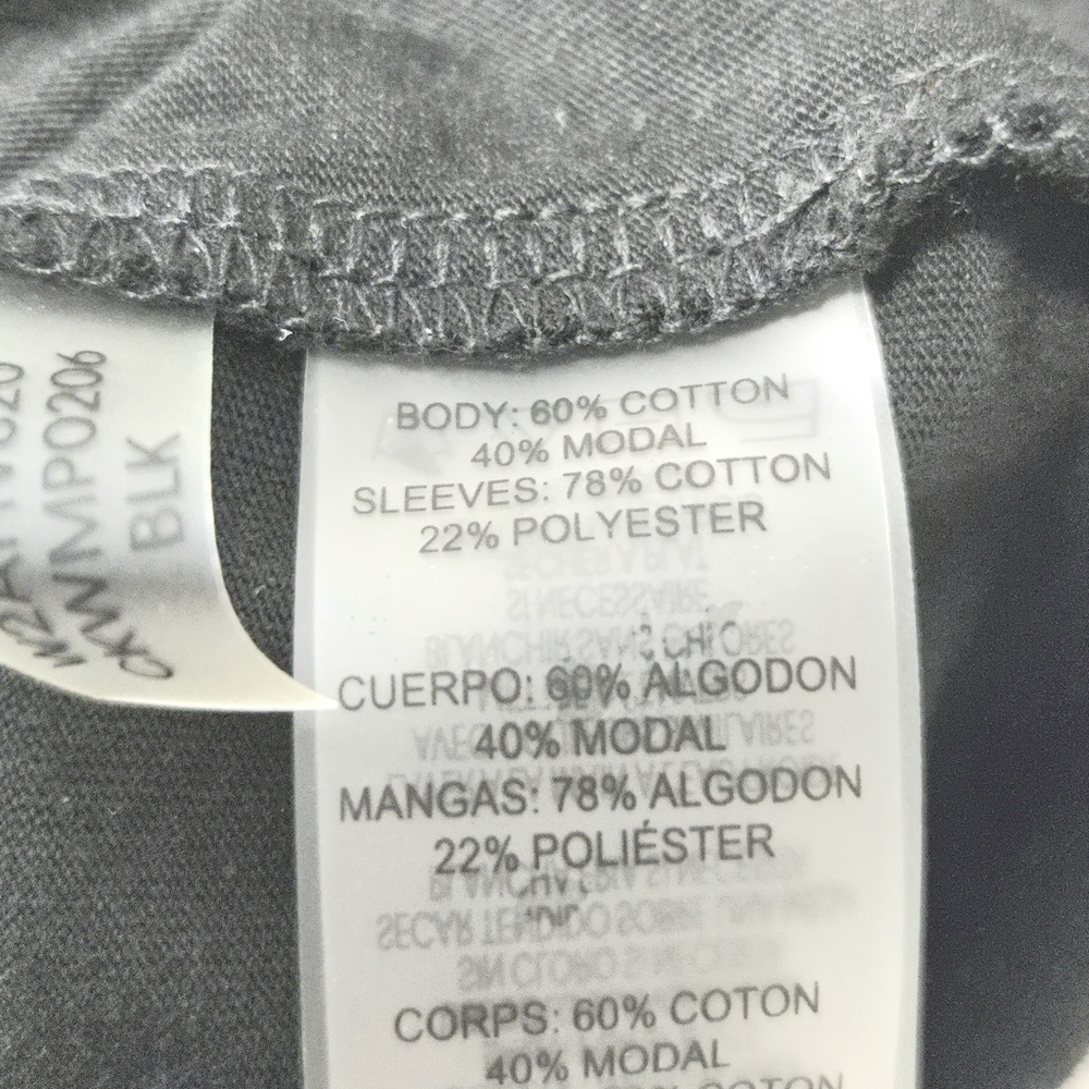 Calvin Klein short Sleeve black top. 2X - Picture 4 of 13